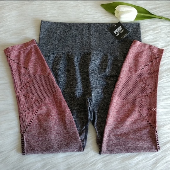 Size S🌺PINK VICTORIA'S SECRET ANKLE LEGGINGS - Picture 3 of 7